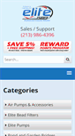 Mobile Screenshot of elitepondpumps.com